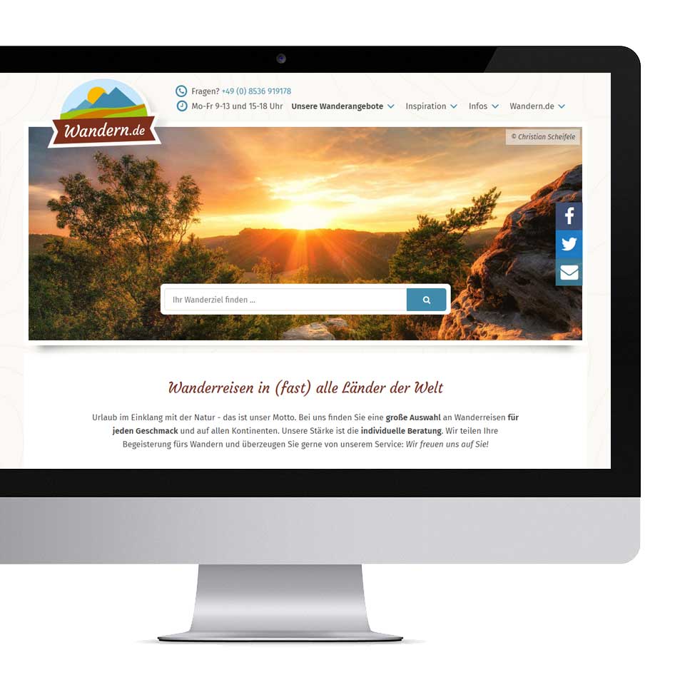 Website Wandern.de